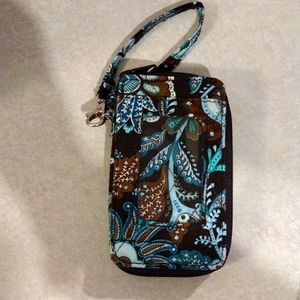 Vera Bradley wristlet wallet.
